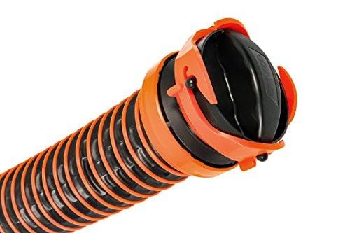 Camco RhinoEXTREME 20ft RV Sewer Hose Kit, Includes Swivel Fitting and Translucent Elbow with 4-In-1 Dump Station Fitting, Crush Resistant, Storage Caps Included - 39867