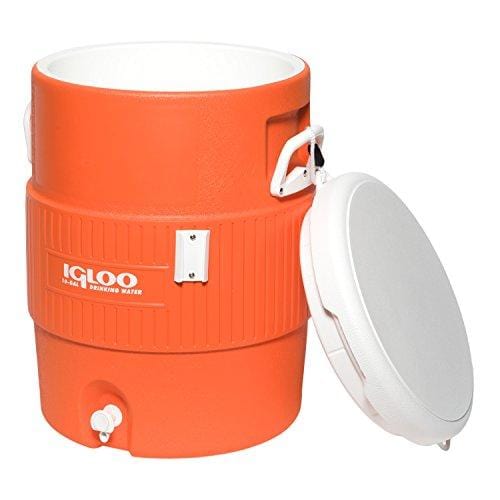 Igloo 10 Gallon Seat Top Beverage dispenser with spigot and Cup Dispenser [product _type] Igloo - Ultra Pickleball - The Pickleball Paddle MegaStore