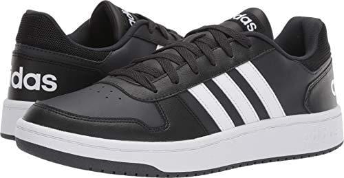 adidas Men's Hoops 2.0 Sneaker, Black, 10 M US