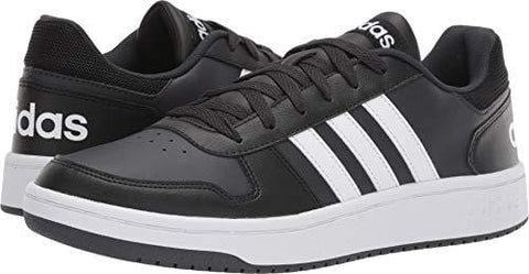 adidas Men's Hoops 2.0 Sneaker, Black, 10 M US