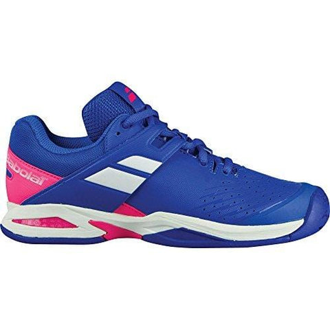 Babolat Kid's Propulse Fury All Court Junior Tennis Shoes, Princess Blue/Fandango Pink (5 M US Big Kid)