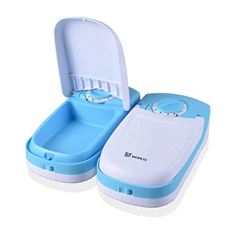 WOpet Automatic Pet Feeder,Dogs and Cats Feeder Bowl with Ice Pack-2 Meals