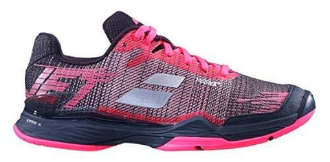 Babolat Women's Jet Mach II Clay Court Tennis Shoes, Pink/Black (Size 6 US)