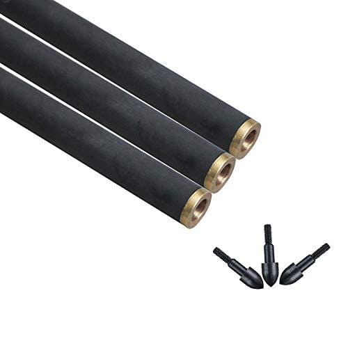 REEGOX 22" Carbon Crossbow Bolts-100% Carbon Crossbow Arrows with Field Point/Moon Nock-6 Pack