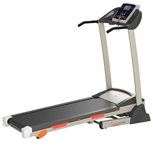 Sunny Health & Fitness Treadmill Folding Motorized Running Machine