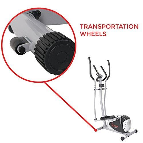 Magnetic Elliptical Machine Trainer by Sunny Health & Fitness - SF-E905