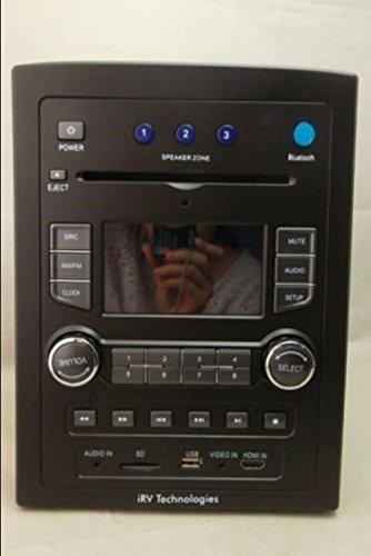 iRV Technology iRV66 AM/FM/CD/DVD/MP3/MP4/USB/SD/HDMI/Digital5.1/Surround Sound/Bluetooth 3 Zones wall mount RV Radio Stereo with wire adaptor Concertone ZX500/600/690/700,Genesis GT-3.0