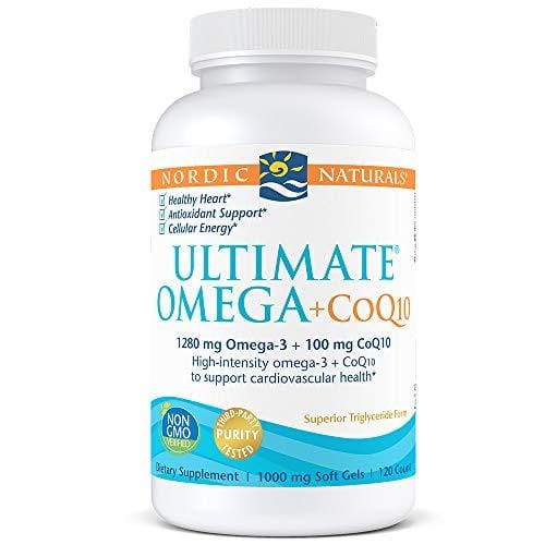 Nordic Naturals - Ultimate Omega+CoQ10, Support for the Heart + Circulatory System, 120 Soft Gels