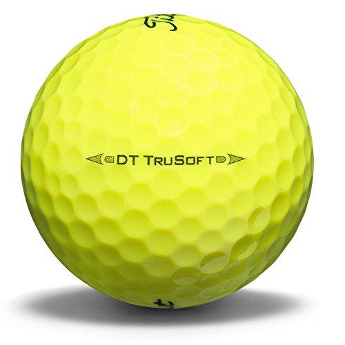 Titleist DT Trusoft Prior Generation Golf Balls, Yellow (One Dozen)