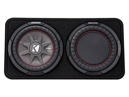 Kicker 43TCWRT102 CompRT 10" 2-Ohm Subwoofer in Thin Profile Enclosure