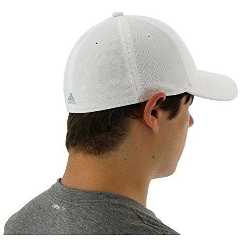 adidas Men's Rucker Stretch Fit Cap, White/Black, Large/X-Large