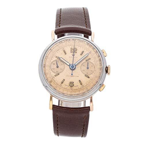 Rolex Chronograph Mechanical (Hand-Winding) Silver Dial Mens Watch 4062 (Certified Pre-Owned)