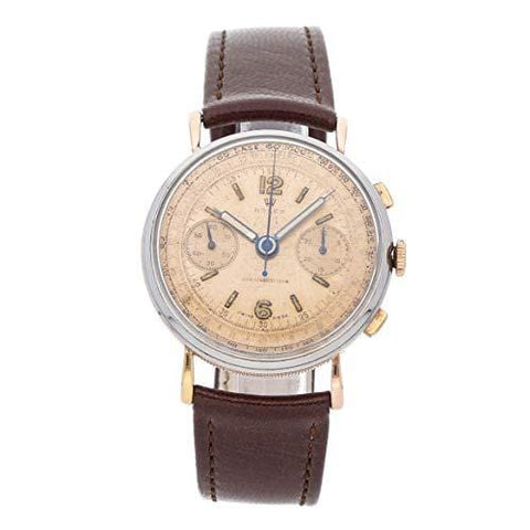 Rolex Chronograph Mechanical (Hand-Winding) Silver Dial Mens Watch 4062 (Certified Pre-Owned)