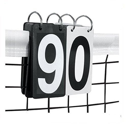 Tennis Score Keeper 0-9 Pro Set - Over the Net and Portable