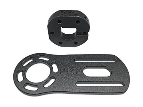 50mm Black DIY electric skateboard Motor Mount Kit (Caliber II Truck Compatible) [Premium] V2