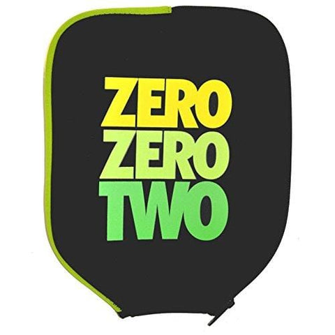 PickleballCentral Neoprene Pickleball Paddle Cover (Black/Green 0-0-2) [product _type] PickleballCentral - Ultra Pickleball - The Pickleball Paddle MegaStore