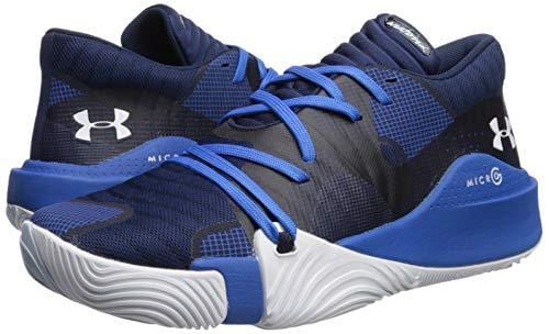 Under Armour Men's Spawn Low Basketball Shoe Academy (400)/Blue Strike 7 M US