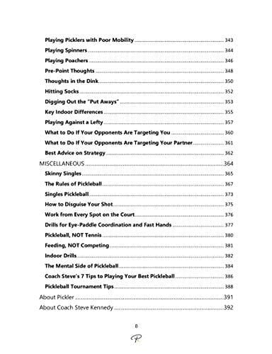 My Pro Pickleball Coach with Coach Steve Kennedy to Know to Play Your Best Pickleball and to Play Winning Pickleball - Learn to Play Better Pickleball Video Lessons and E-Book