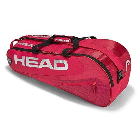 HEAD Elite 6 Racquet Combi Tennis Bag Red