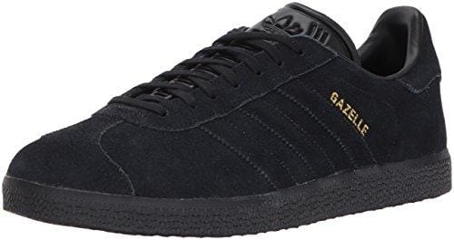 adidas Originals Gazelle Sneaker,BLACK/BLACK/METALLIC GOLD,12.5 Medium US