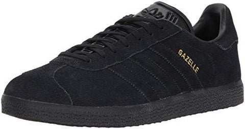 adidas Originals Gazelle Sneaker,BLACK/BLACK/METALLIC GOLD,12.5 Medium US