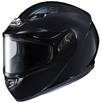 HJC CS-R3 SN Black Snowmobile Helmet with Dual Lens shield - Large