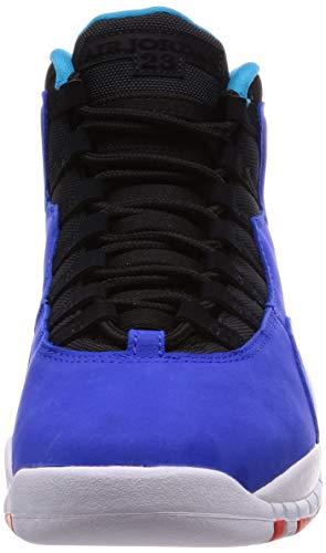 Jordan 10 Retro Tinker Racer Blue/Team Orange-Black (8.5 D(M) US)