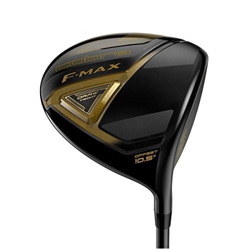 Cobra Men's 2018 F-Max Offset Driver Black-Gold, Right Hand, Graphite, 10.5, degrees, Regular