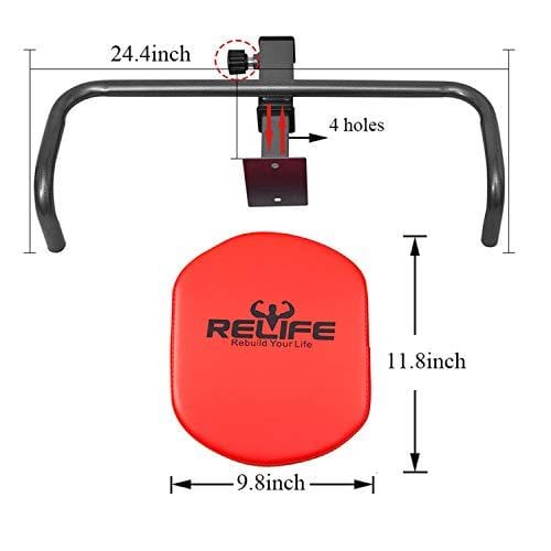 RELIFE REBUILD YOUR LIFE Power Tower Workout Dip Station for Home Gym Strength Training Fitness Equipment Newer Version