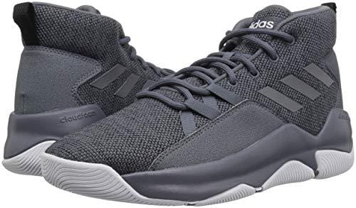 adidas Men's Streetfire Basketball Shoe, Onix/Black, 10 M US