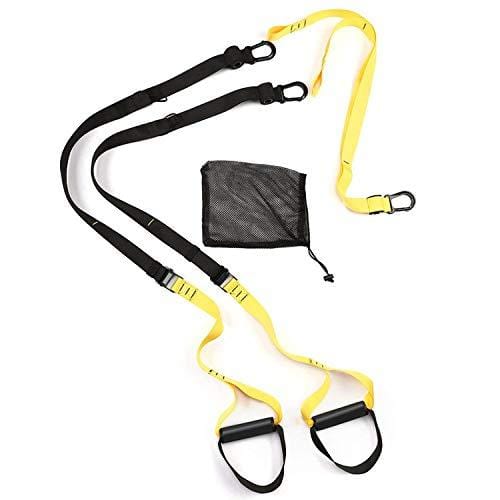Futureup Sea Area Sports Bodyweight Fitness Resistance Trainer Kit - Complete Training Straps Kit for Full Body Strength - Easy Quick Setup for Home, Gym Outdoors Workouts