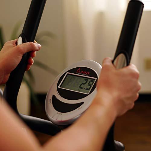 Magnetic Elliptical Machine Trainer by Sunny Health & Fitness - SF-E905