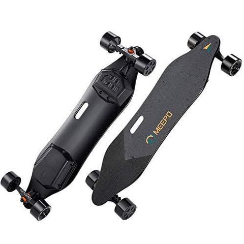 MEEPO Electric Skateboard & Longboard, 38inch Dual Motor Electric Skateboard with Remote Controller - 800 Watts Motors | 11 Mile Range | 29 MPH Speed | Up to 30% Grade Hill Climbing (Large)