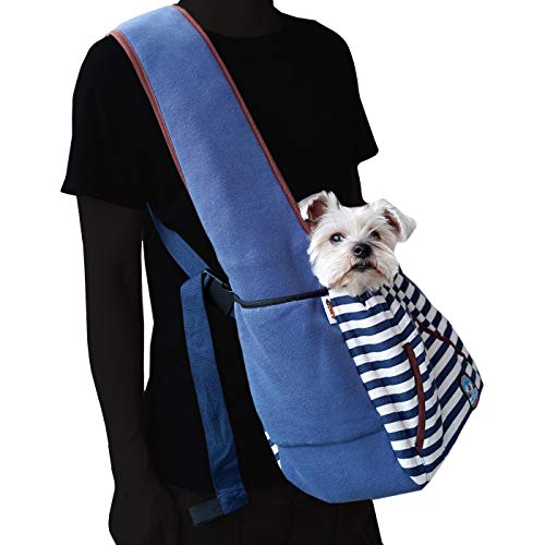 Alfie Pet - Amos Pet Front Sling Carrier - Color: Navy