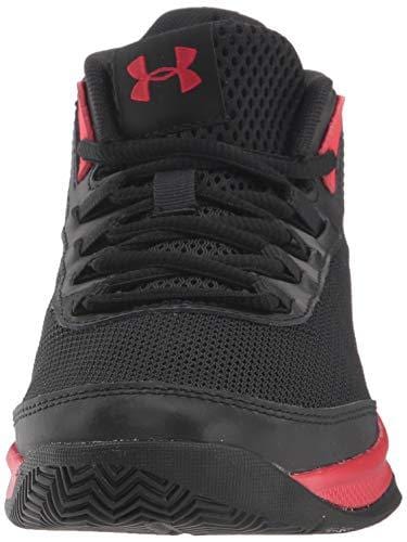 Under Armour Boys' Pre School Jet 2018 Basketball Shoe, Black (001)/Red, 13.5K M US Little Kid