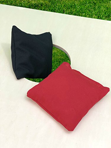 Johnson Enterprises, LLC 8 Standard Corn Filled Regulation 6"x6" Duck Cloth Cornhole Bags! (Red/Royal)