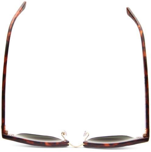 Ray-Ban CLUBMASTER - MOCK TORTOISE/ ARISTA Frame CRYSTAL GREEN Lenses 49mm Non-Polarized