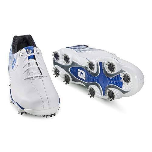 FootJoy Men's D.N.A. Helix-Previous Season Style Golf Shoes White 13 M Electric Blue, US [product _type] FootJoy - Ultra Pickleball - The Pickleball Paddle MegaStore