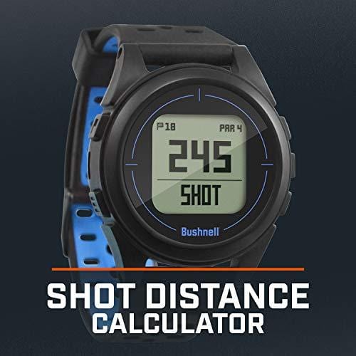 Bushnell Neo Ion 2 Golf GPS Watch, Black/Blue