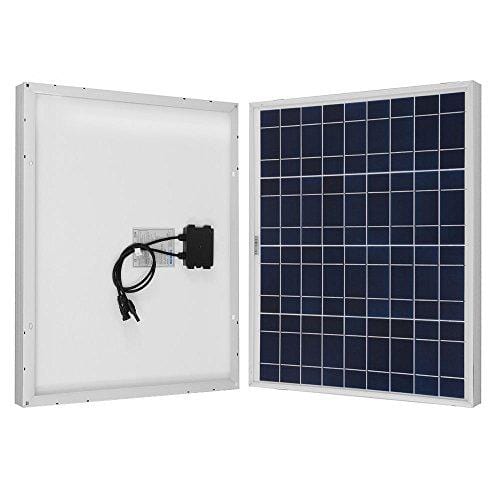 Renogy 50 Watts 12 Volts Polycrystalline Solar Starter Kit with 10Amp PWM Charge Controller,  Z brackets for RVs, Trailers, Boats, Sheds, and Cabins