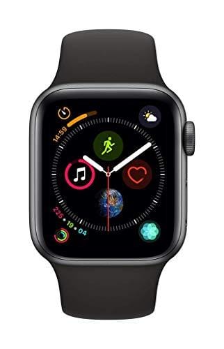 Apple Watch Series 4 (GPS + Cellular) (Renewed) (Black Sport, 44mm)