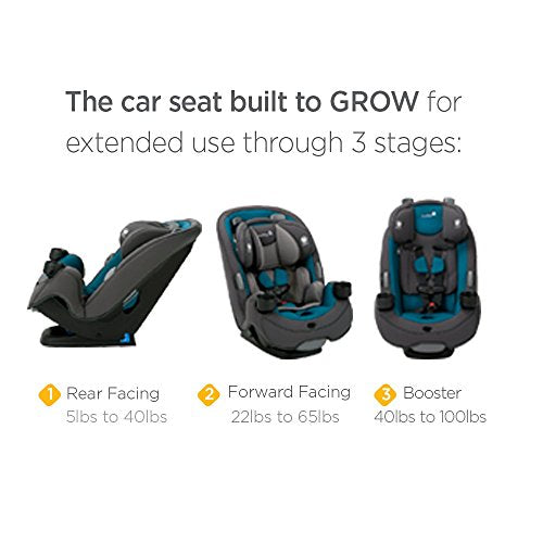 Safety 1st Grow and Go 3-in-1 Convertible Car Seat, Aqua Pop