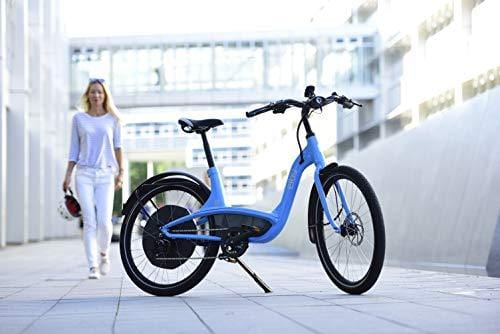 Elby Bike 9 Speed Electric Bike, Blue, 16.5"/One Size