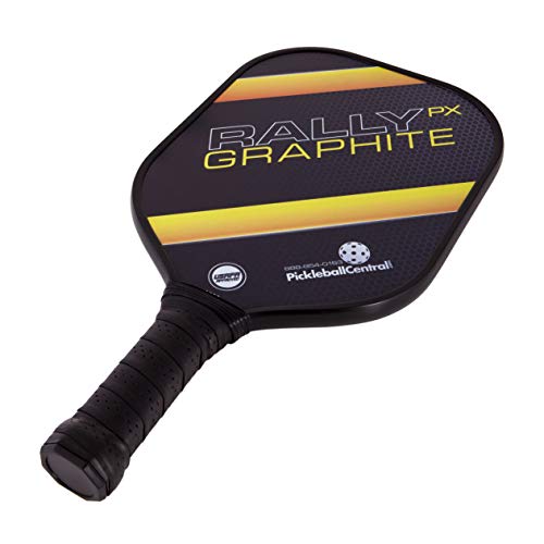 Rally Graphite Pickleball Paddle PX | Polymer Composite Honeycomb Core, Graphite Carbon Face | Lightweight | USAPA Approved | Yellow