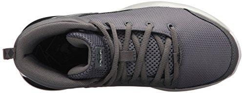 Under Armour Boys' Grade School X Level Ninja Basketball Shoe, Graphite (100)/White, 4.5