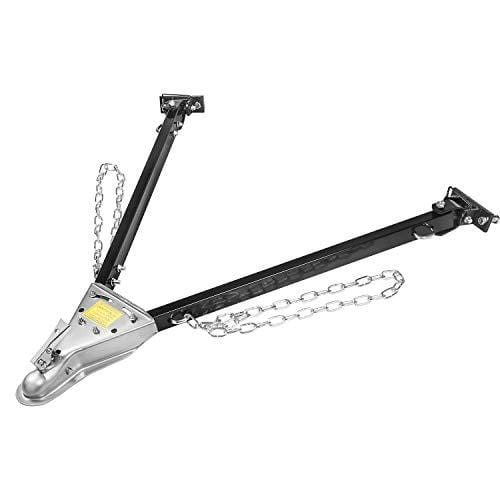 Hiltex 20046 Adjustable Universal Tow Bar, 5000 Lb Capacity | Includes Safety Chains