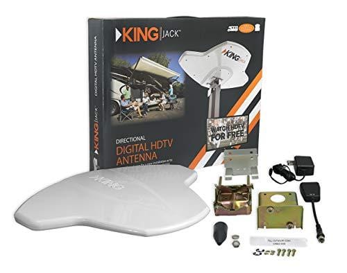 KING OA8300 Jack Replacement Head HDTV Directional Over-the-Air Antenna - White
