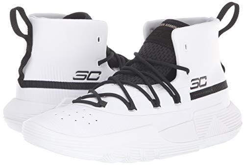 Under Armour Men's SC 3ZER0 II Basketball Shoe, White (103)/Black, 10