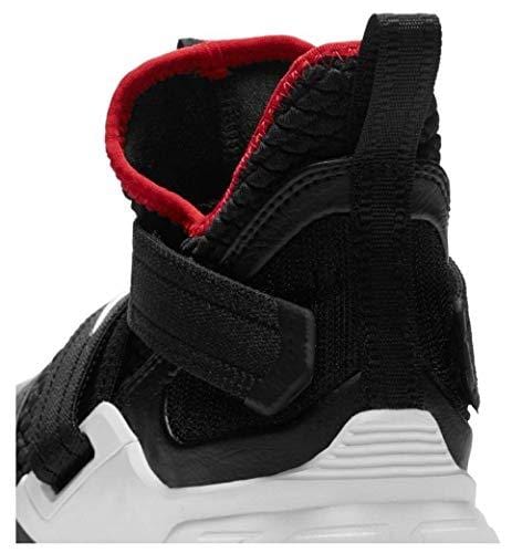 Nike Youth Lebron Soldier XII (GS) AA1352 001 Black/White/Red (5.5 M US Big Kid)