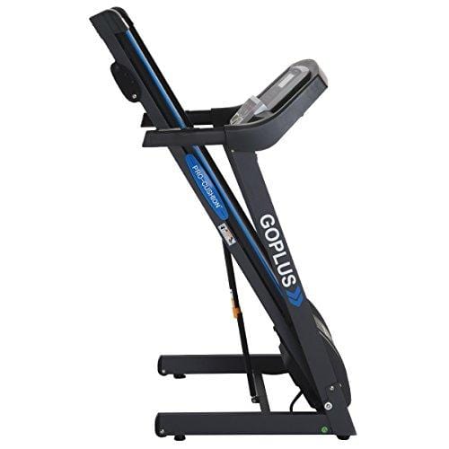 Goplus 2.25HP Folding Treadmill Electric Support Motorized Power Running Fitness Jogging Incline Machine g Fitness Jogging Incline Machine Fitness Jogging Incline Machine Black Jaguar Ⅱ(Classic)